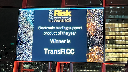 TransFICC Wins Risk Award (again)