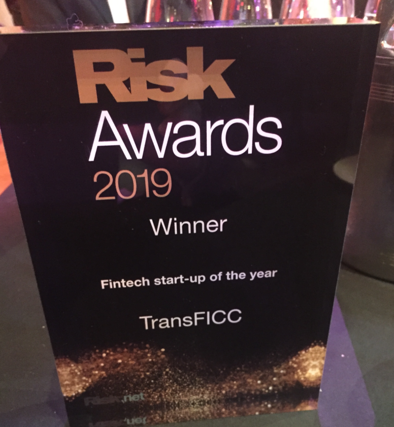 Press Release - TransFICC Named 'FinTech Start-Up of the Year' by Risk